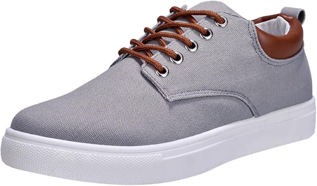 Summer Shoes Men Casual Men Low Top Canvas Walking Shoes Lace Up Fashion Casual Shoes Casual Dress Shoes for Men Size 14 - Image 6