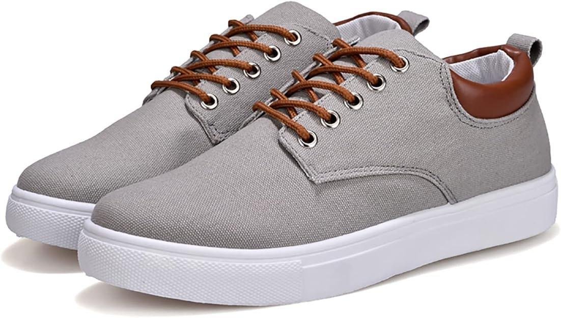 Summer Shoes Men Casual Men Low Top Canvas Walking Shoes Lace Up Fashion Casual Shoes Casual Dress Shoes for Men Size 14 - Image 4