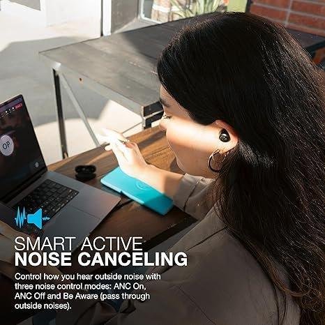 JLab JBuds ANC 3 True Wireless Earbuds with Charging Case, 42 Hours of Total Playtime, 9 Hours Per Charge, Smart Active Noise Canceling, Custom Sound Via App, Multipoint Connect, Google Fast Pair - Image 2